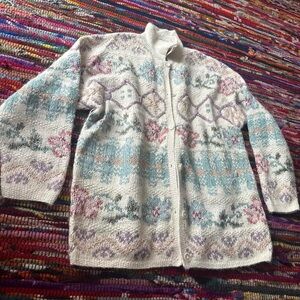 Express Cream Knit Sweater